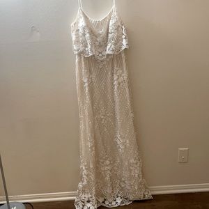 Lace Adrianna Papell Wedding dress